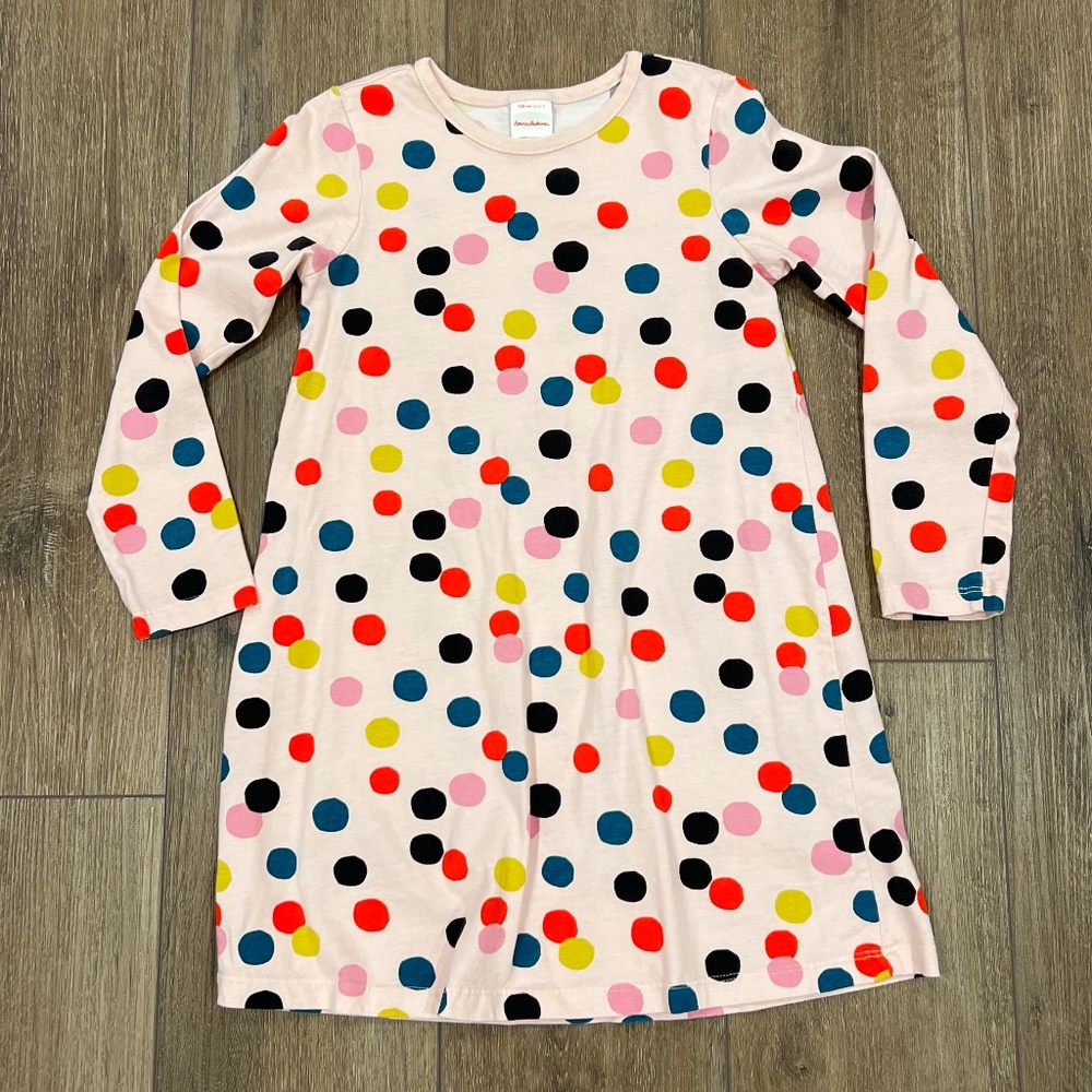 Hanna Andersson - French Terry Long Sleeve Dress [Girls - Size 6/7]